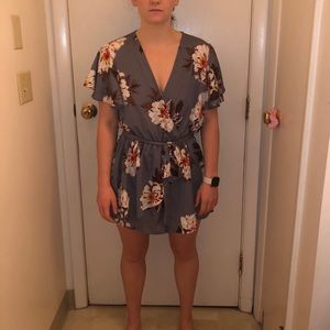 Floral romper!
